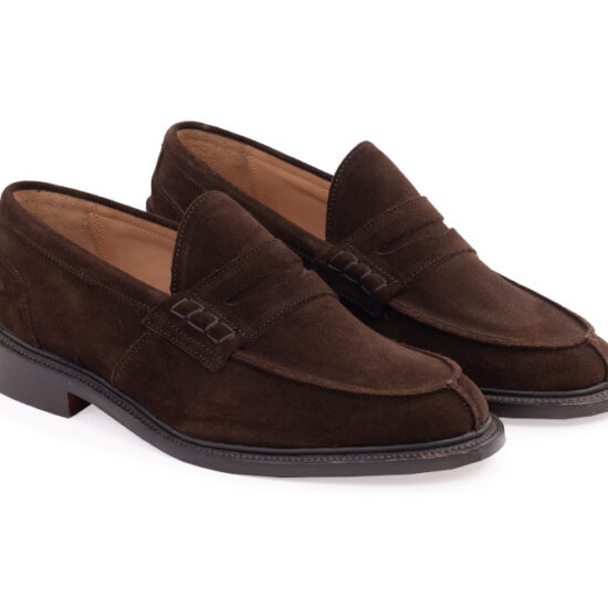 Tricker's James Chocolate Repello Suede - Image 2