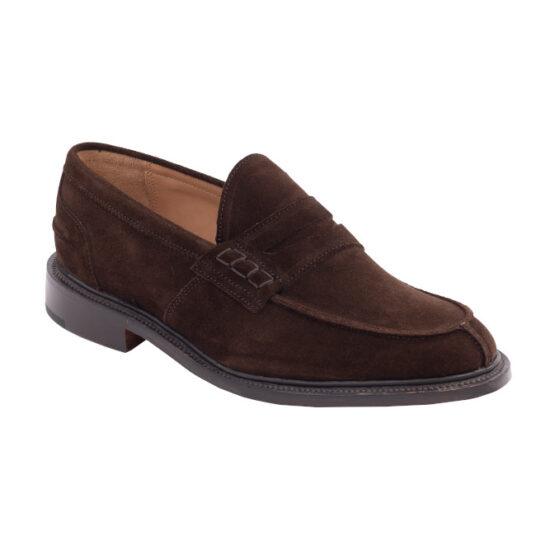 Tricker's James Chocolate Repello Suede - Image 3