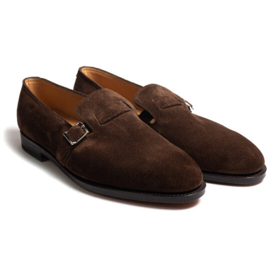 John Lobb Delano Dark Brown Suede - Image 3